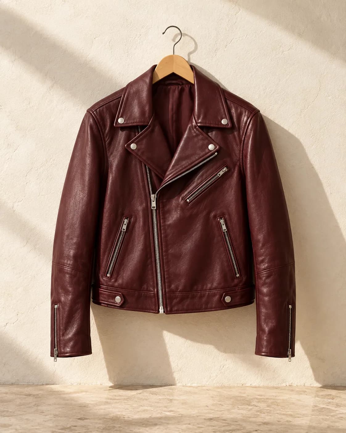 SAMPLE — Leather-Look Jacket